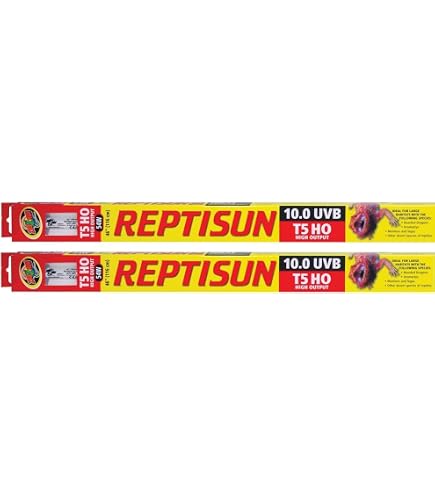 Amazon.com : Zoo Med (2 Pack) ReptiSun T5 HO High Output 10.0 UVB
